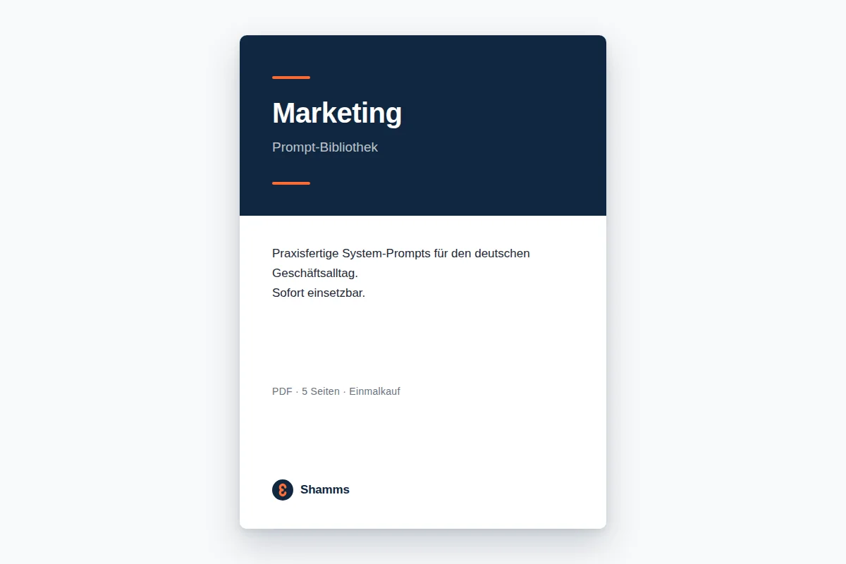 Marketing-Bibliothek