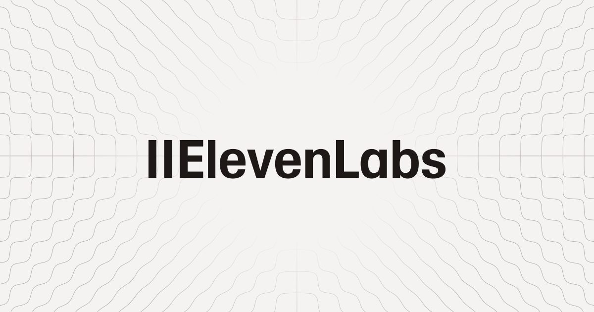 ElevenLabs – Produktansicht