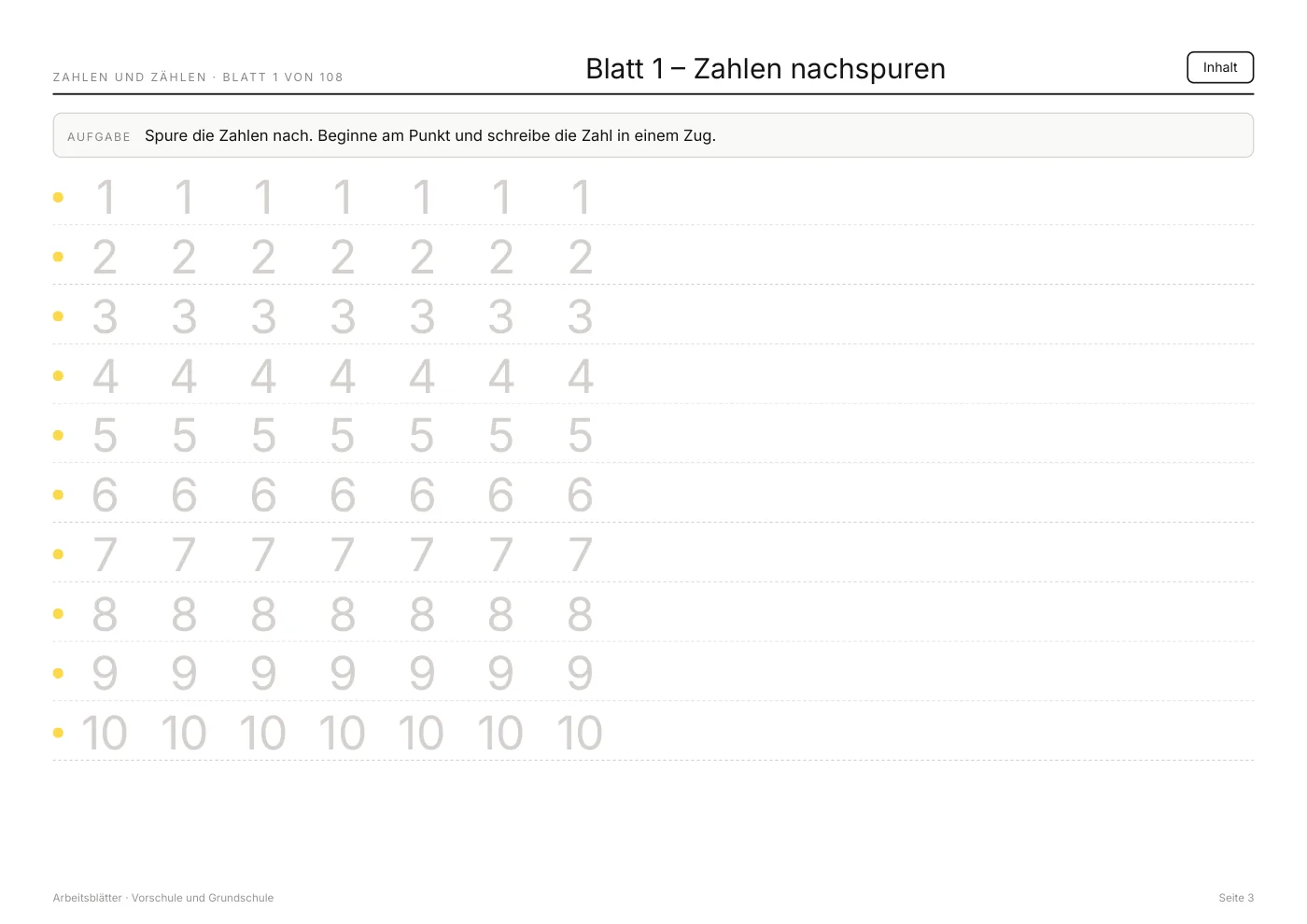 Vorschau aus Arbeitsblätter PDF